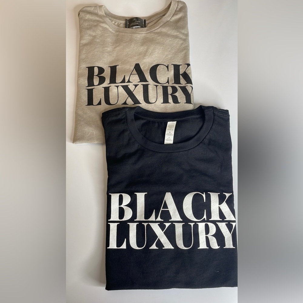 Black Luxury T-shirt-Black